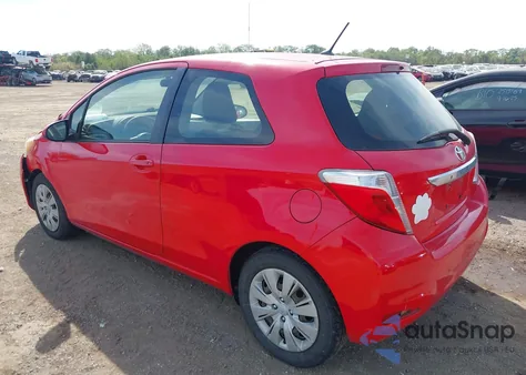 2012 Toyota Yaris L z USA, uszkodzony, nr VIN JTDJTUD37CD515873